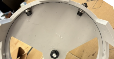 Bearing and shaft collar support beneath base