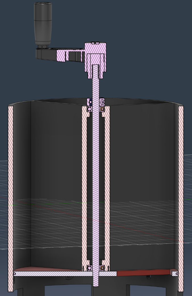 Full CAD assembly cross-section