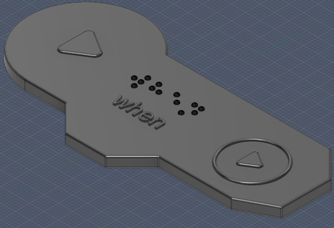 when block CAD render